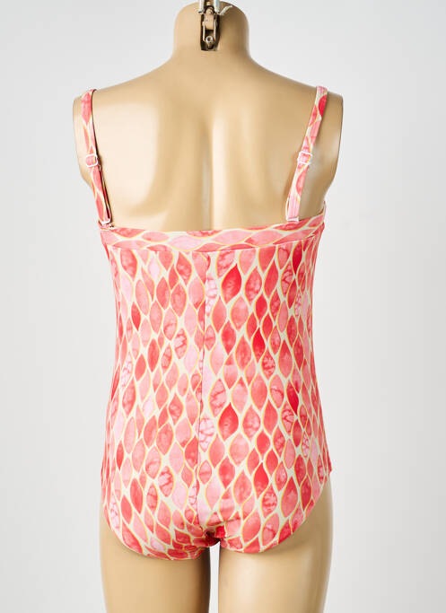 Costum de baie dintr-o singură piesă roz LAGON BLEU femme