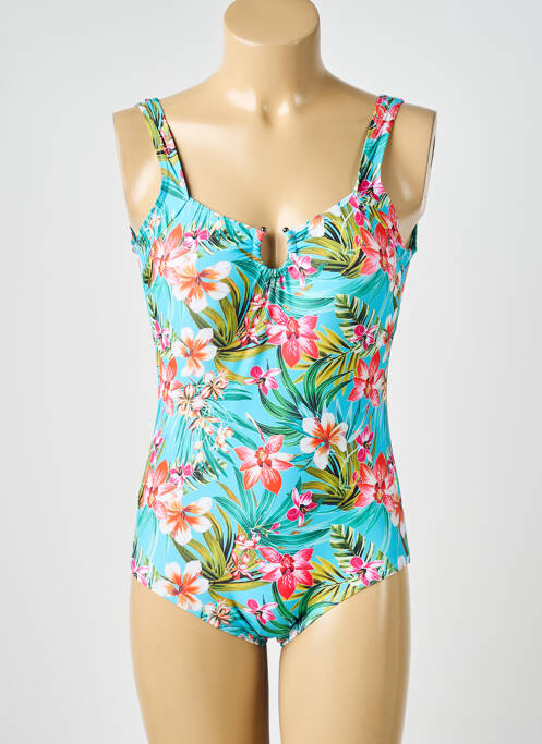 Costum de baie dintr-o singură piesă albastru LAGON BLEU femme