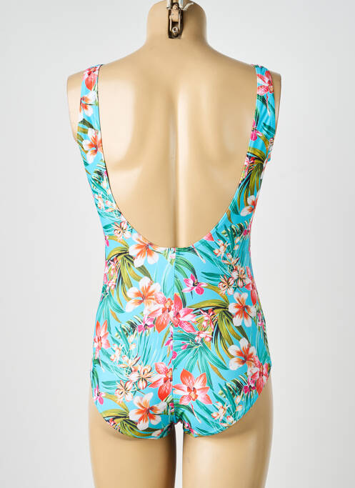 Costum de baie dintr-o singură piesă albastru LAGON BLEU femme