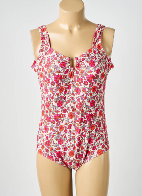 Costum de baie dintr-o singură piesă roz LAGON BLEU femme