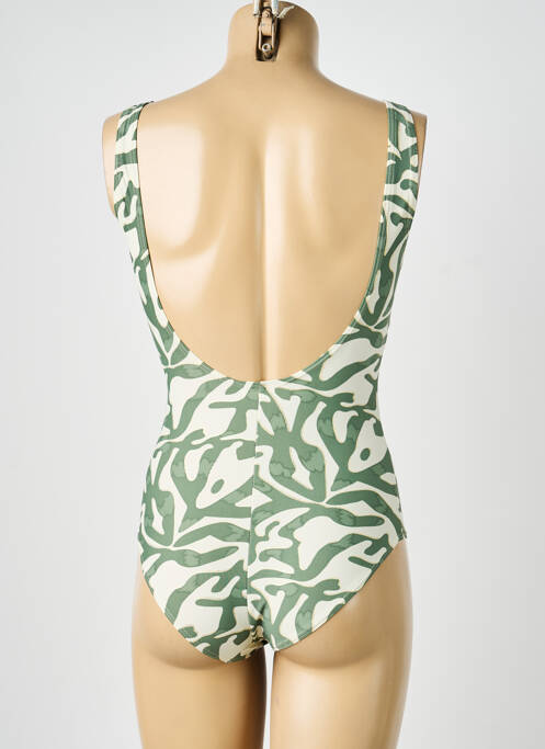 Costum de baie dintr-o singură piesă verde LAGON BLEU femme