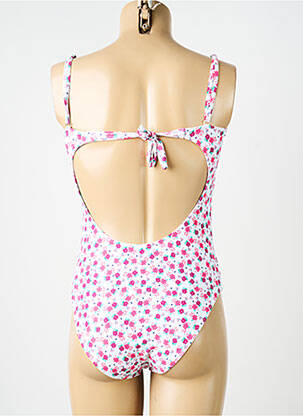 Costum de baie dintr-o singură piesă efect material satinat top sutien modelat roz MERMAID femeie