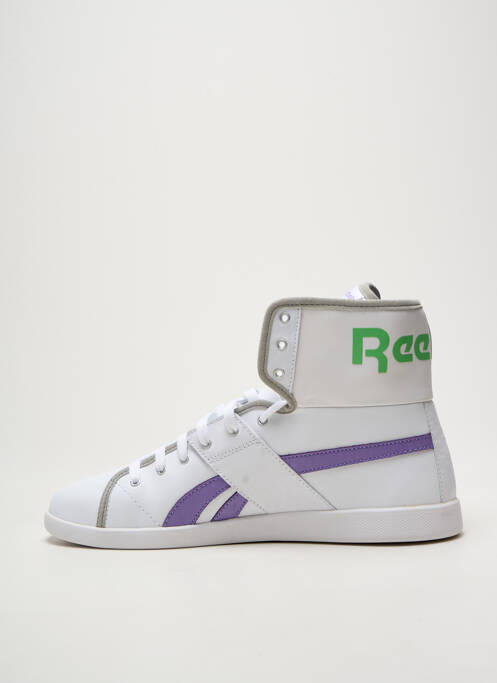 Adidași vârf rotund toc plat până la 3 cm alb REEBOK femme