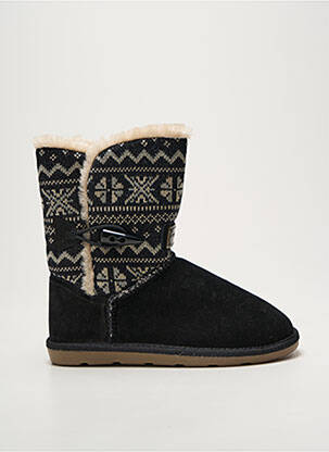 Botine/ghete umplută vârf rotund negru LES TROPEZIENNES PAR M.BELARBI fille