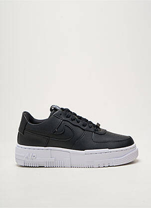 Adidași vârf rotund toc de 4 la 6 cm negru NIKE femeie