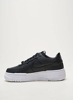Adidași vârf rotund toc de 4 la 6 cm negru NIKE femeie