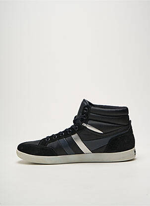 Adidași țesătură satinată vârf rotund negru GOLA bărbat