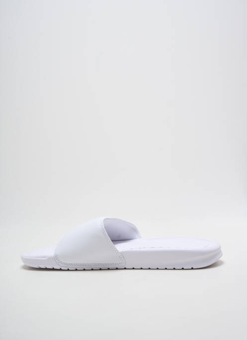 Mulete/saboți vârf deschis toc plat până la 3 cm alb NIKE femme