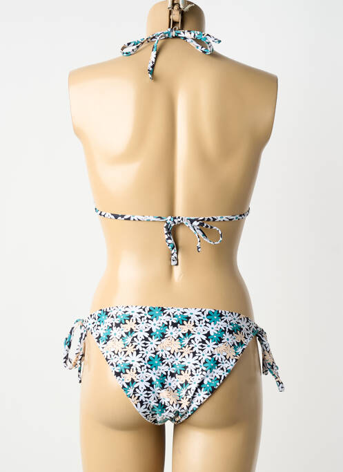 Costum de baie din două piese elasticitate sutien cu susținere înaltă și burete detașabil verde FEI femme