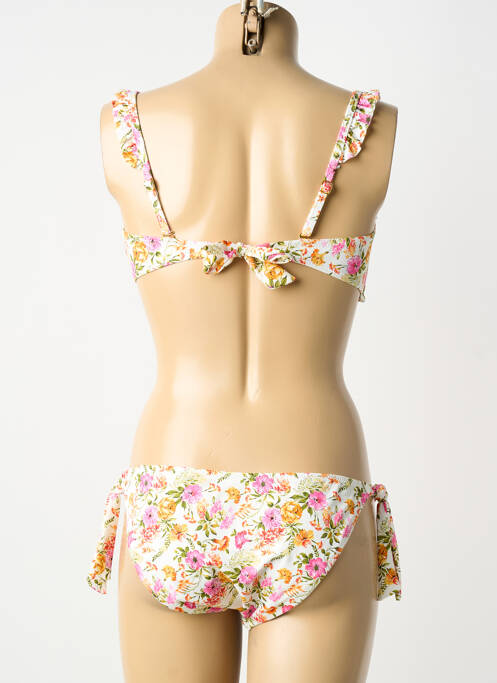 Costum de baie din două piese elasticitate sutien cu susținere înaltă și burete detașabil bej SWEET SECRET femme