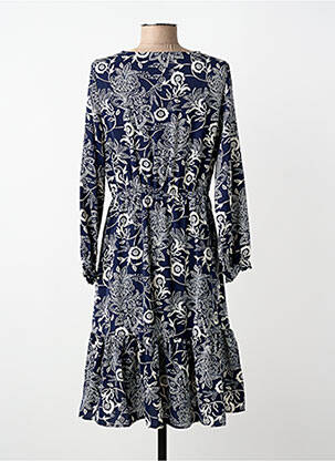 Rochie midi croială fluidă mâneci lungi albastru INSPIRATION STUDIO femeie