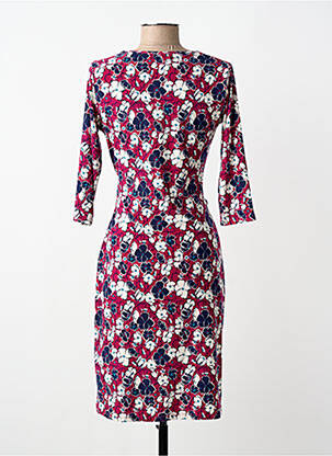 Rochie midi imprimeu floral mâneci lungi violet REVD'ELLE femeie