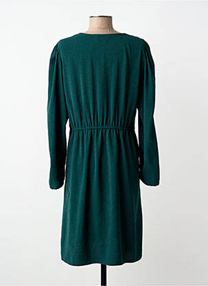 Rochie midi croială fluidă mâneci lungi verde EMI-JO femeie
