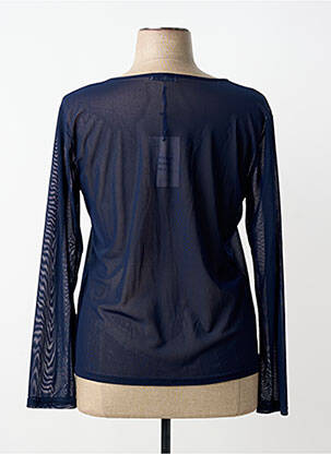 Top elasticitate mâneci lungi albastru LADY DISCTRICT femeie