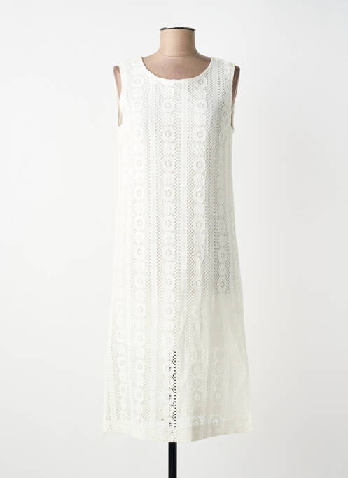 Rochie midi fără mâneci fără mâneci alb SOPHYLINE femme