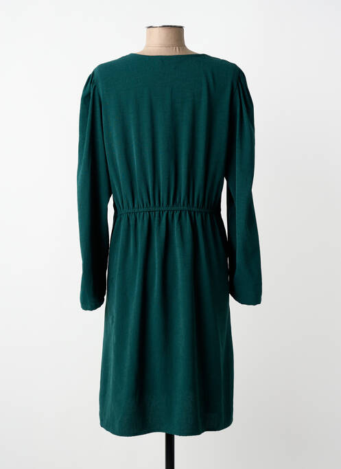 Rochie midi croială fluidă mâneci lungi verde EMI-JO femme