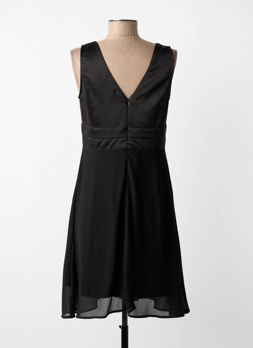 Rochie midi croială fluidă fără mâneci negru A BELLE femme