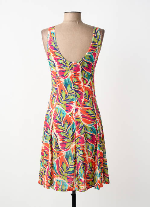 Rochie midi croială fluidă fără mâneci portocaliu GENUINE femme