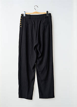 Pantalon drept croială morcov talie înaltă negru SWEEWË femeie