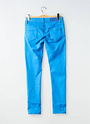 Blugi skinny elasticitate talie joasă albastru R.DISPLAY femeie