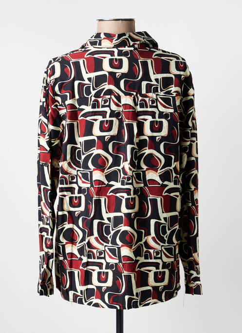 Cămașă croială cambrată mâneci lungi negru BY ONE femme