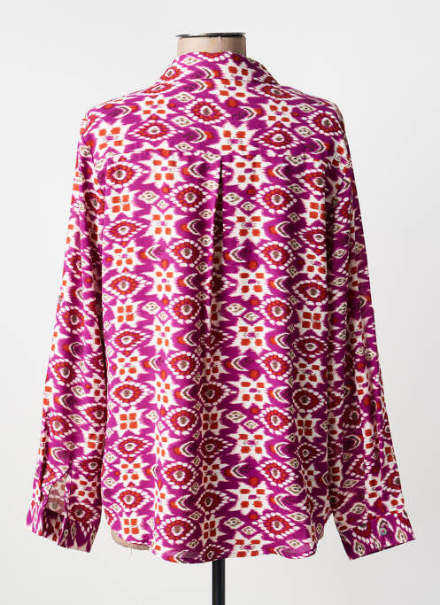 Cămașă țesătură crep mâneci lungi violet SARAH JOHN femme
