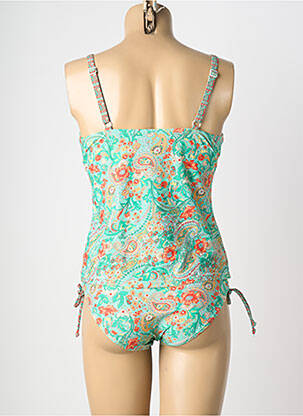 Tankini imprimeu fantezie verde LAGON BLEU femeie
