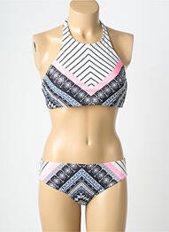 Costum de baie din două piese elasticitate sutiene roz NEUFRED femme
