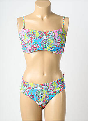 Costum de baie din două piese elasticitate top sutien modelat roz MERMAID femeie