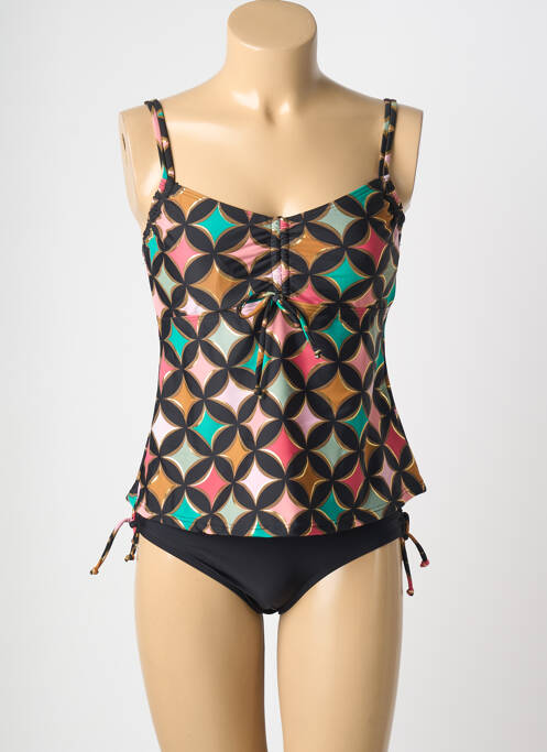 Tankini imprimeu fantezie negru LAGON BLEU femme