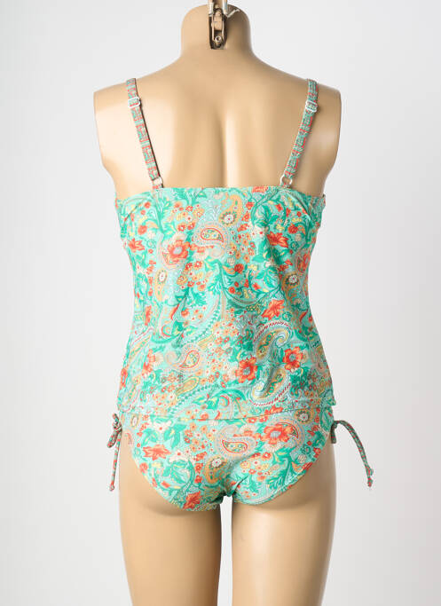 Tankini imprimeu fantezie verde LAGON BLEU femme
