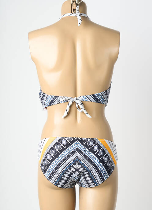 Costum de baie din două piese elasticitate sutiene albastru închis NEUFRED femme