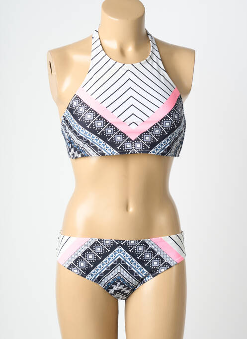 Costum de baie din două piese elasticitate sutiene roz NEUFRED femme