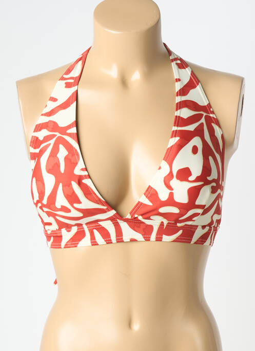 Sutien de costum de baie elasticitate top sutien modelat portocaliu LAGON BLEU femme