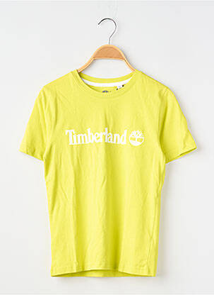 Tricou elasticitate mâneci scurte verde TIMBERLAND băiat