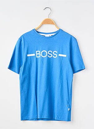 Tricou elasticitate mâneci scurte albastru HUGO BOSS băiat