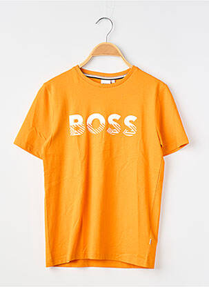 Tricou elasticitate mâneci scurte portocaliu HUGO BOSS garcon