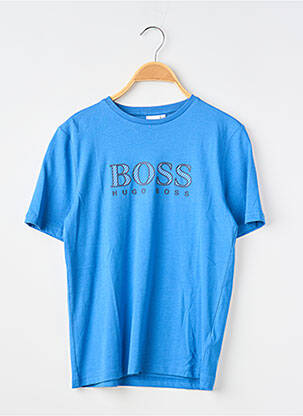 Tricou elasticitate mâneci scurte albastru HUGO BOSS garcon