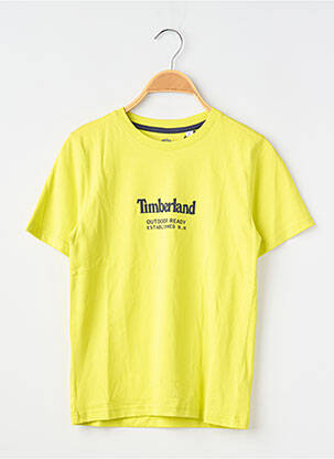 Tricou elasticitate mâneci scurte verde TIMBERLAND băiat