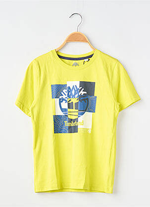 Tricou elasticitate mâneci scurte verde TIMBERLAND băiat