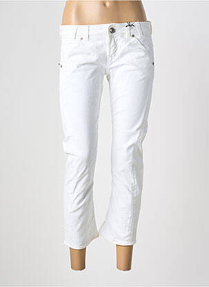 Pantalon trei sferturi talie joasă talie joasă alb GUESS femme