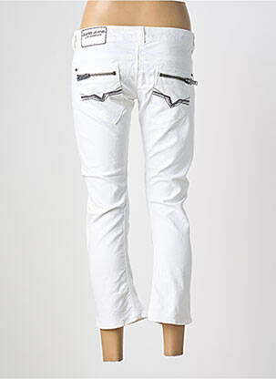 Pantalon trei sferturi talie joasă talie joasă alb GUESS femeie