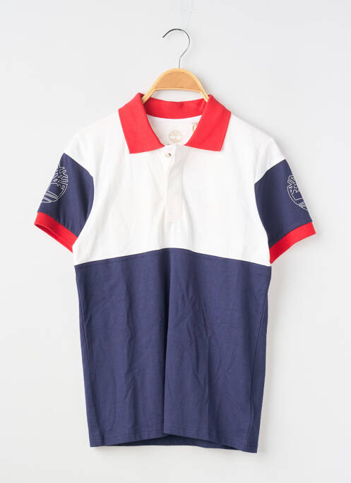 Polo elasticitate mâneci scurte albastru TIMBERLAND garcon