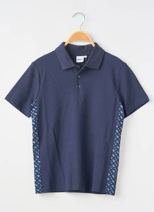 Polo elasticitate mâneci scurte albastru HUGO BOSS garcon