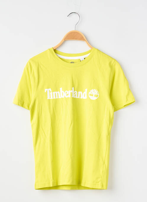 Tricou elasticitate mâneci scurte verde TIMBERLAND garcon