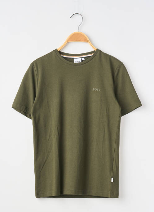 Tricou elasticitate mâneci scurte verde HUGO BOSS garcon