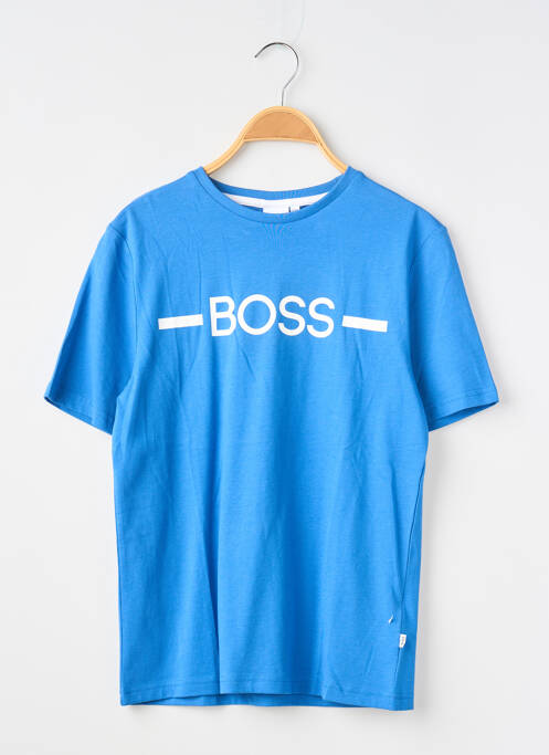 Tricou elasticitate mâneci scurte albastru HUGO BOSS garcon
