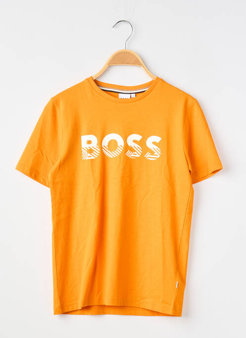 Tricou elasticitate mâneci scurte portocaliu HUGO BOSS garcon