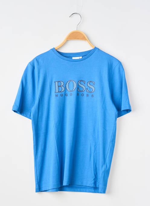 Tricou elasticitate mâneci scurte albastru HUGO BOSS garcon