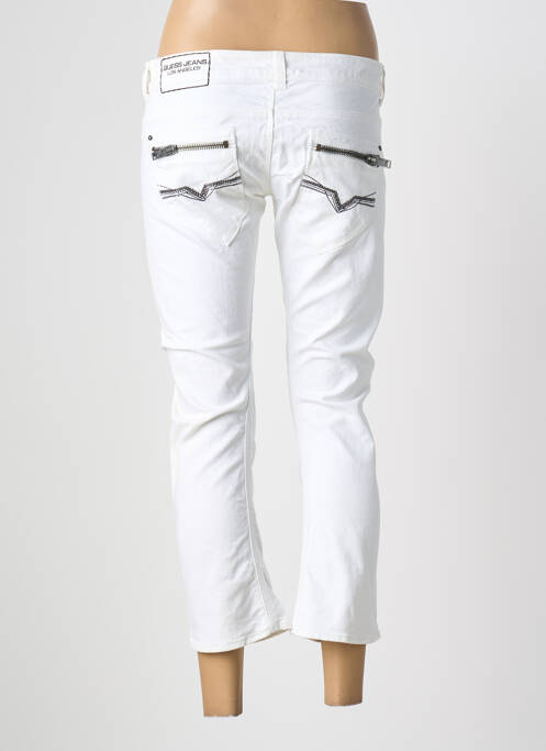 Pantalon trei sferturi talie joasă talie joasă alb GUESS femme
